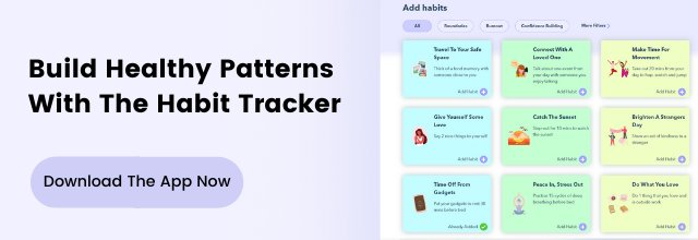 Build Healthy Patterns With The Habit Tracker